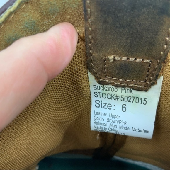 Itasca Leather Western rodeo style boot 6 - Picture 7 of 7